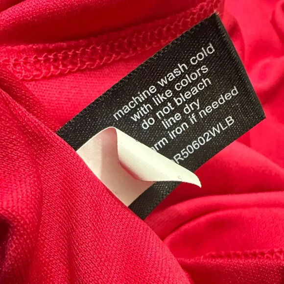 Lane Bryant A-Line Bell Sleeve Mini Skater Fuchsia Pink Dress Sz 16 - Picture 12 of 14